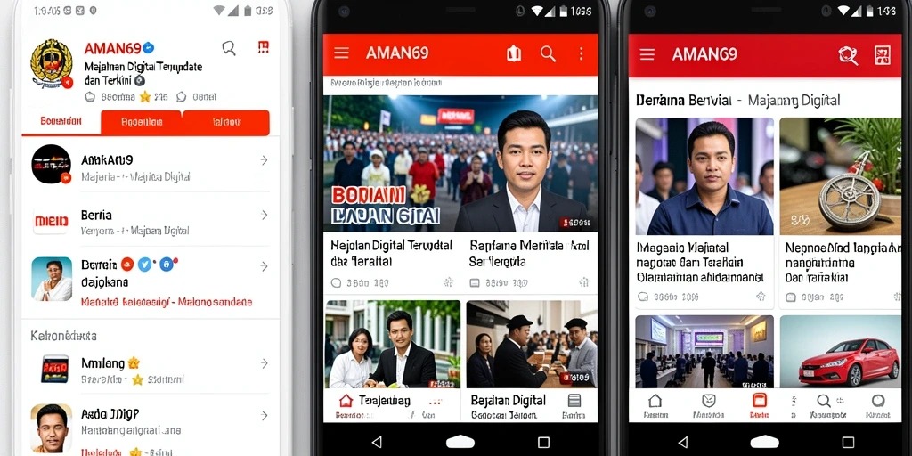 Tampilan antarmuka AMAN69 yang menarik dan user-friendly.