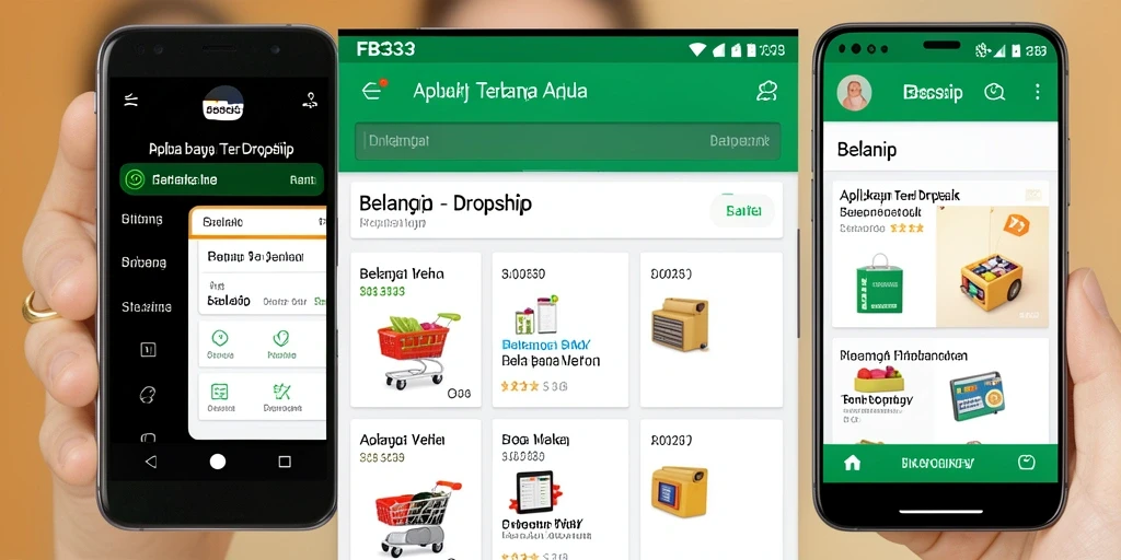 Antarmuka FB333 yang intuitif dan ramah pengguna untuk dropship.