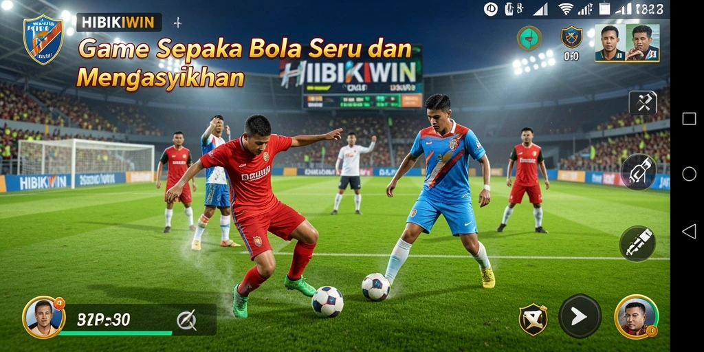Tampilan antarmuka permainan HIBIKIWIN yang menarik dan interaktif.