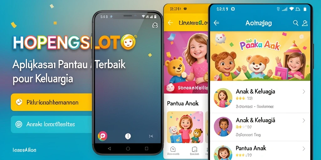 Antarmuka HOPENGSLOT menampilkan fitur pantauan anak yang informatif.