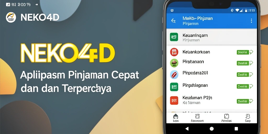 Antarmuka NEKO4D yang ramah pengguna untuk pengajuan pinjaman.