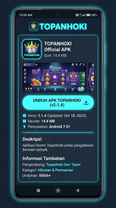 Panduan Unduh dan Instal APK topanhoki Terbaru